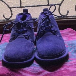 Purple Ugg booties. Size 7